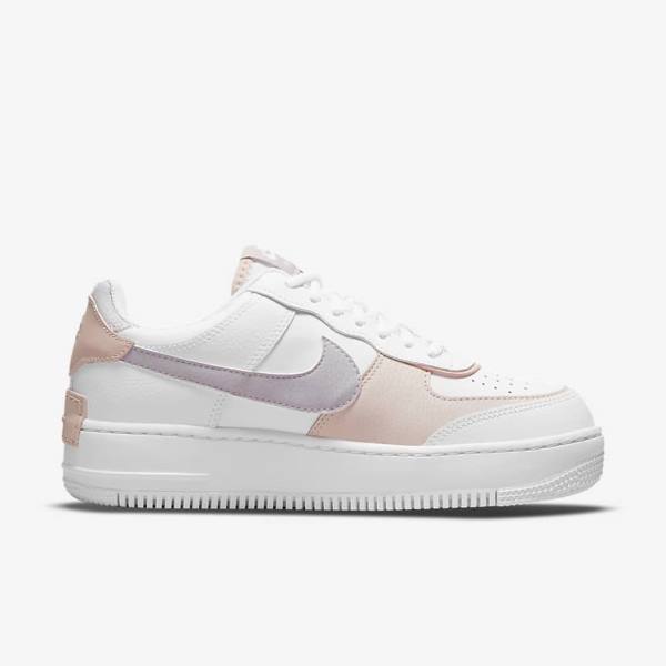 Nike Air Force 1 Shadow Sneakers Dames Wit Roze Roze Grijs | NK781HVK