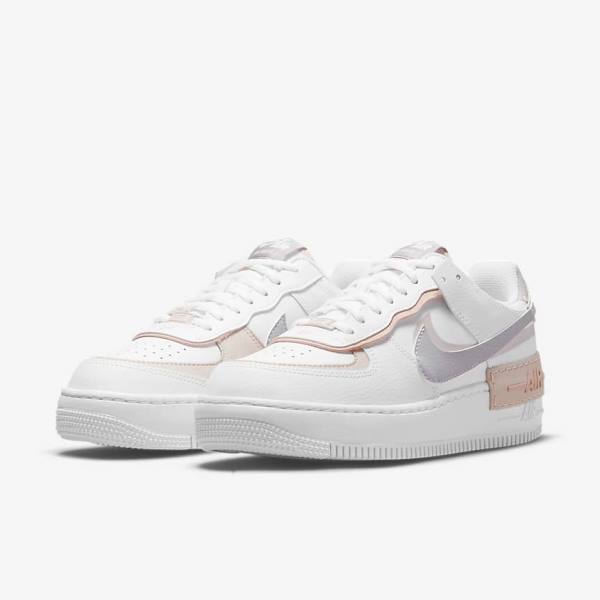 Nike Air Force 1 Shadow Sneakers Dames Wit Roze Roze Grijs | NK781HVK