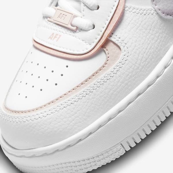 Nike Air Force 1 Shadow Sneakers Dames Wit Roze Roze Grijs | NK781HVK