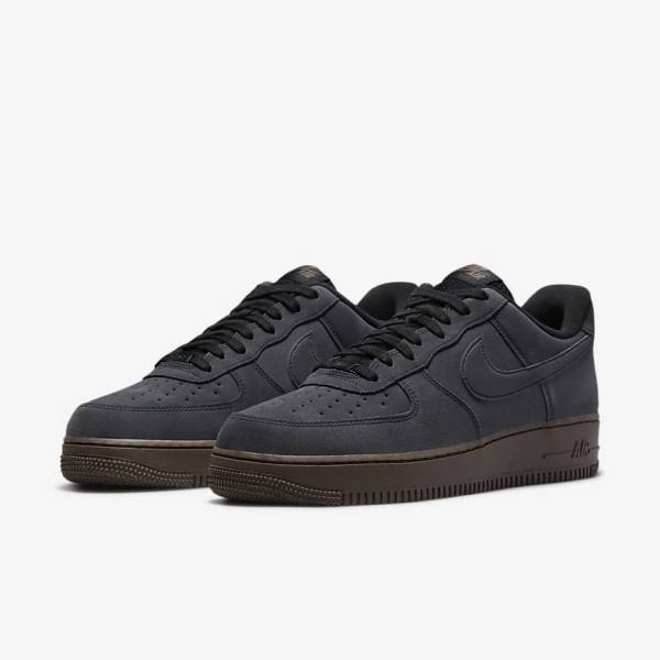 Nike Air Force 1 Sneakers Heren Wit Donkerchocola | NK591DQX