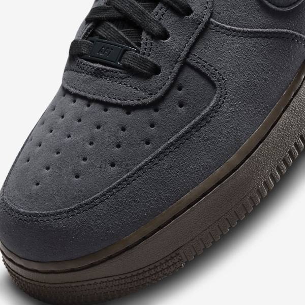 Nike Air Force 1 Sneakers Heren Wit Donkerchocola | NK591DQX