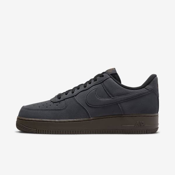 Nike Air Force 1 Sneakers Heren Wit Donkerchocola | NK591DQX