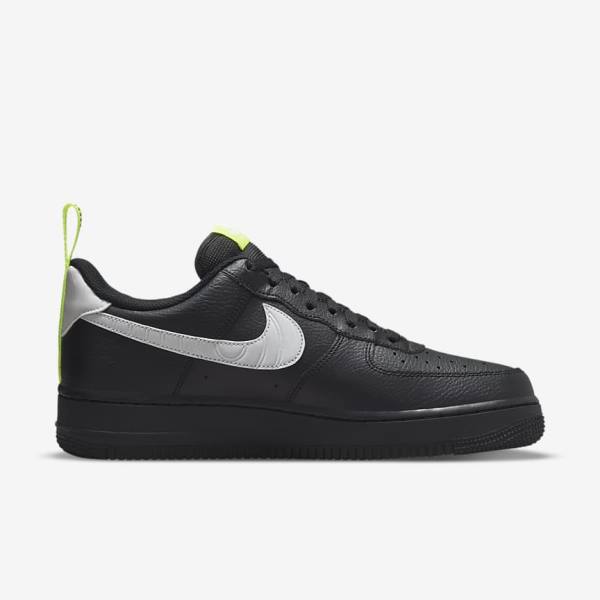 Nike Air Force 1 Sneakers Heren Zwart Zilver Wit | NK172VRK