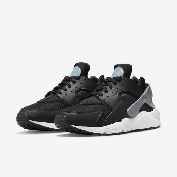 Nike Air Huarache J22 Sneakers Heren Zwart Grijs Wit | NK284PBJ