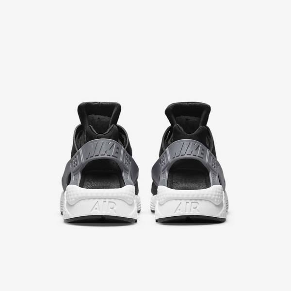 Nike Air Huarache J22 Sneakers Heren Zwart Grijs Wit | NK284PBJ