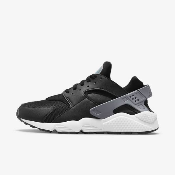 Nike Air Huarache J22 Sneakers Heren Zwart Grijs Wit | NK284PBJ