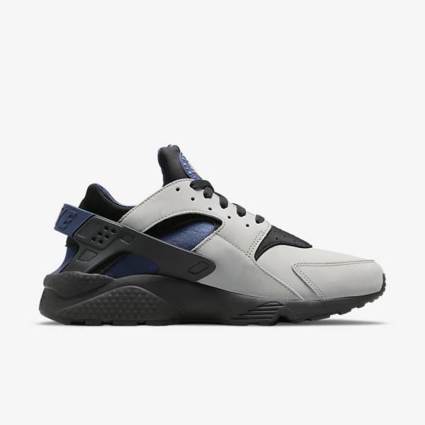 Nike Air Huarache LE Sneakers Heren Grijs Zwart Donkerblauw | NK629YEM