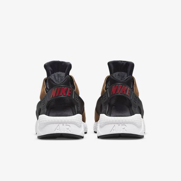 Nike Air Huarache LE Sneakers Heren Zwart Wit Rood | NK372XSF