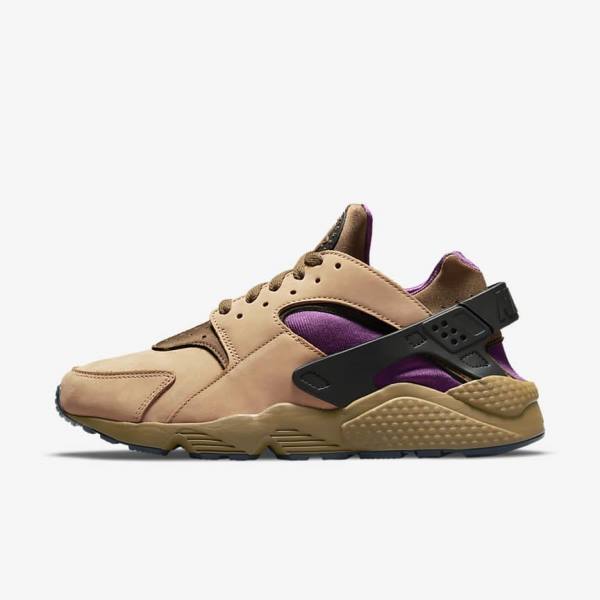 Nike Air Huarache LE Sneakers Heren Zwart Bruin | NK705LRJ