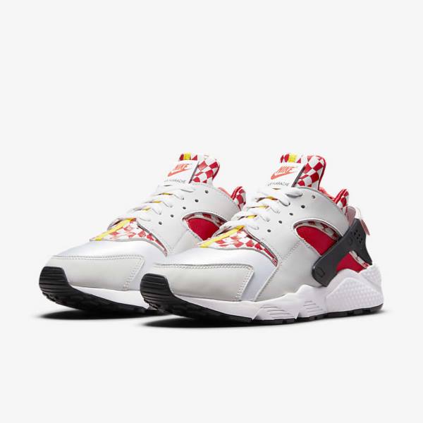 Nike Air Huarache Premium Liverpool F.C. Sneakers Heren Wit Geel Rood | NK507ALM