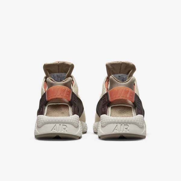 Nike Air Huarache SP Sneakers Dames Khaki Bordeaux | NK893GCX