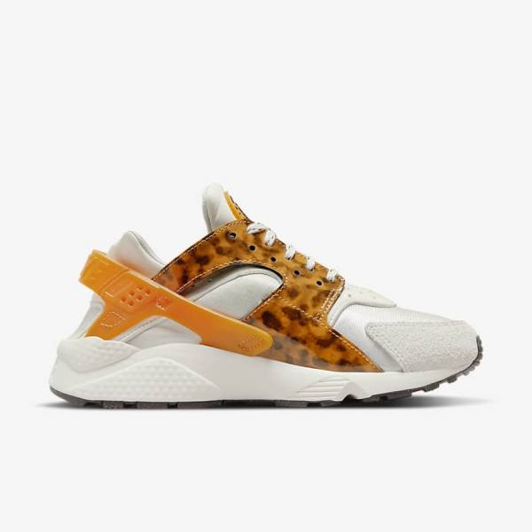 Nike Air Huarache Sneakers Dames Bruin Lichtbeige Geel | NK156LBT