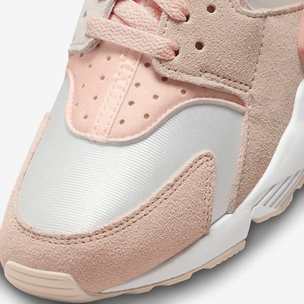 Nike Air Huarache Sneakers Dames Wit Khaki Grijs Licht | NK145XPJ