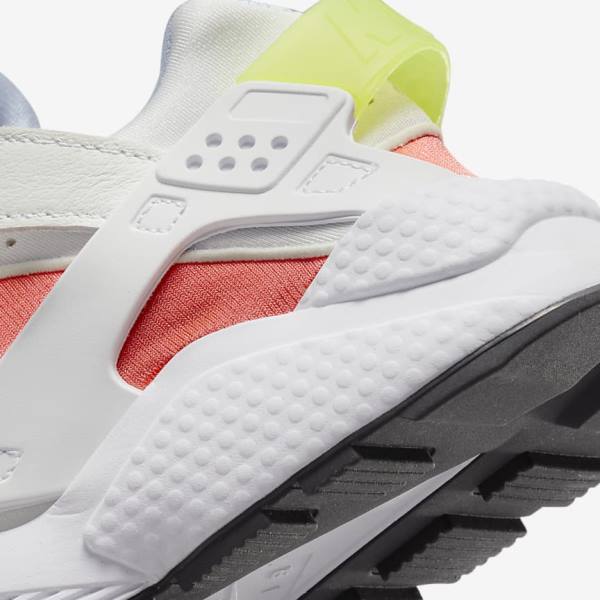 Nike Air Huarache Sneakers Dames Wit Lichtrood Zwart | NK056KGB