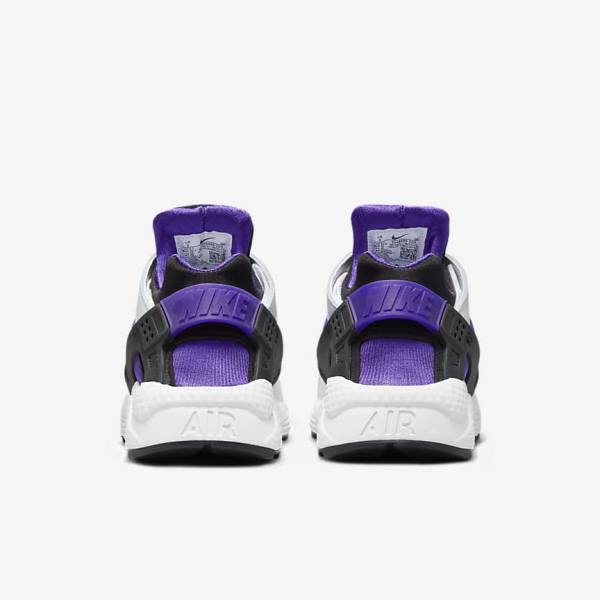 Nike Air Huarache Sneakers Dames Wit Paars Zwart | NK324WUY