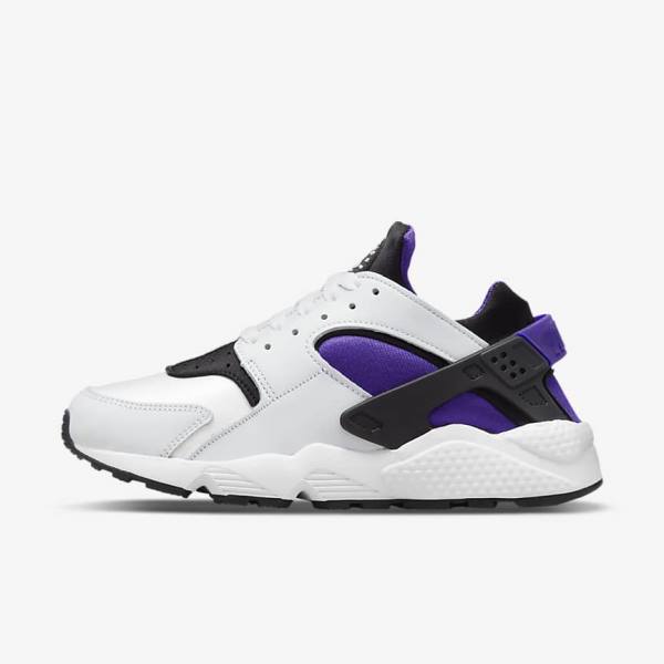 Nike Air Huarache Sneakers Dames Wit Paars Zwart | NK324WUY