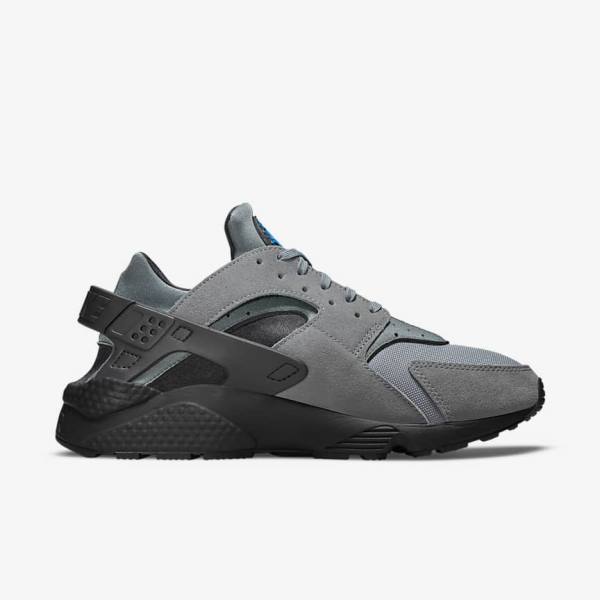 Nike Air Huarache Sneakers Heren Grijs Lichtblauw Zwart Metal Zilver | NK194UVR