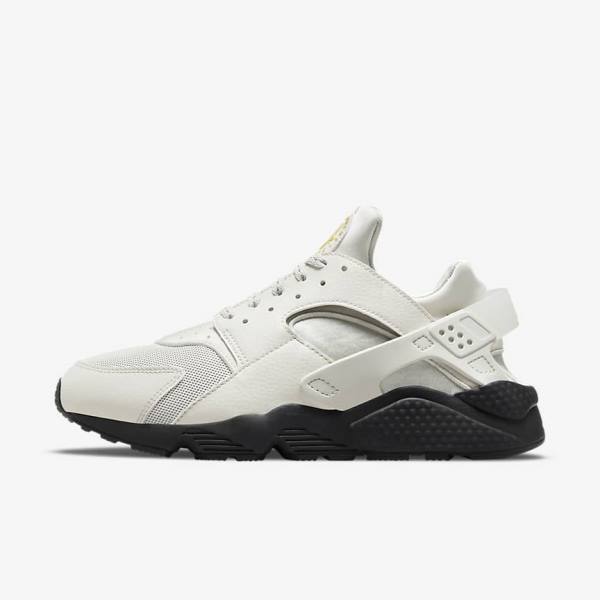 Nike Air Huarache Sneakers Heren Lichtbeige Zwart Zilver Goud | NK687KDE