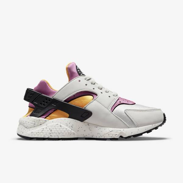 Nike Air Huarache Sneakers Heren Lichtbeige Goud Zwart Roze | NK870HVB