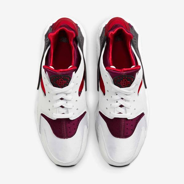 Nike Air Huarache Sneakers Heren Wit Rood Zwart Rood | NK831STR