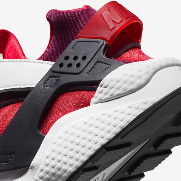 Nike Air Huarache Sneakers Heren Wit Rood Zwart Rood | NK831STR