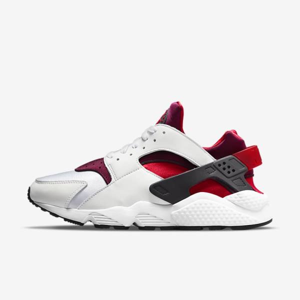 Nike Air Huarache Sneakers Heren Wit Rood Zwart Rood | NK831STR