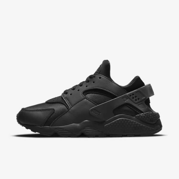 Nike Air Huarache Sneakers Heren Zwart Donkergrijs | NK492NUB