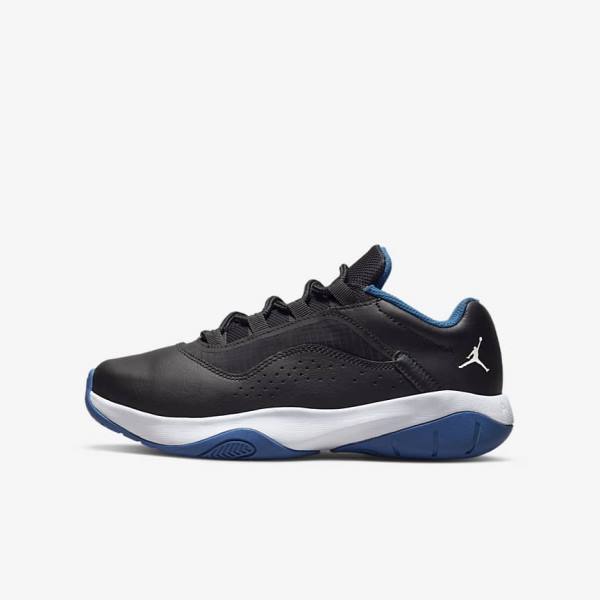 Nike Air Jordan 11 CMFT Low Older Jordan Schoenen Kinderen Zwart Donkerblauw Wit | NK184EYQ