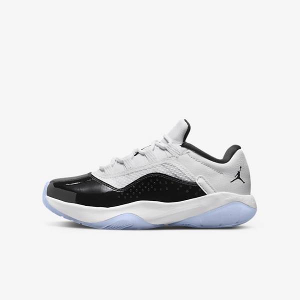 Nike Air Jordan 11 CMFT Low Older Jordan Schoenen Kinderen Wit Zwart | NK780EAG