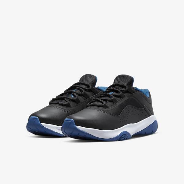 Nike Air Jordan 11 CMFT Low Older Sneakers Kinderen Zwart Donkerblauw Wit | NK046DAE