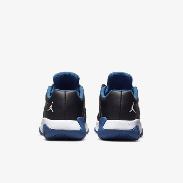 Nike Air Jordan 11 CMFT Low Older Sneakers Kinderen Zwart Donkerblauw Wit | NK046DAE