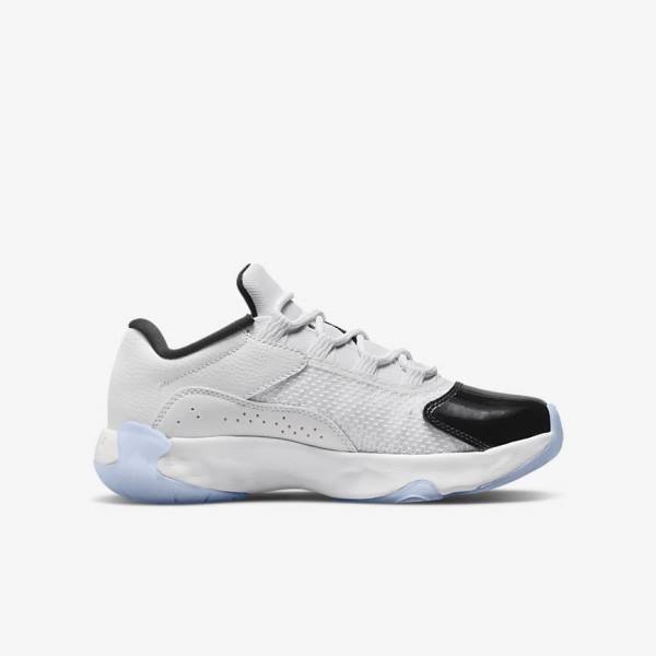 Nike Air Jordan 11 CMFT Low Older Sneakers Kinderen Wit Zwart | NK154VFX