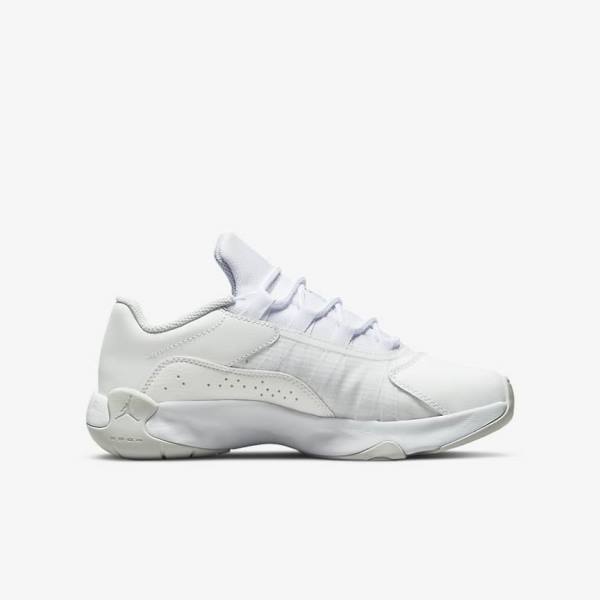 Nike Air Jordan 11 CMFT Low Older Sneakers Kinderen Wit Platina | NK180LXZ