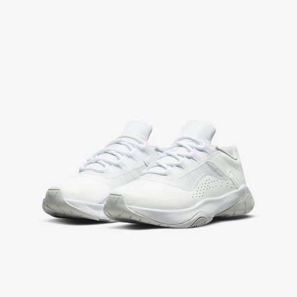 Nike Air Jordan 11 CMFT Low Older Sneakers Kinderen Wit Platina | NK180LXZ