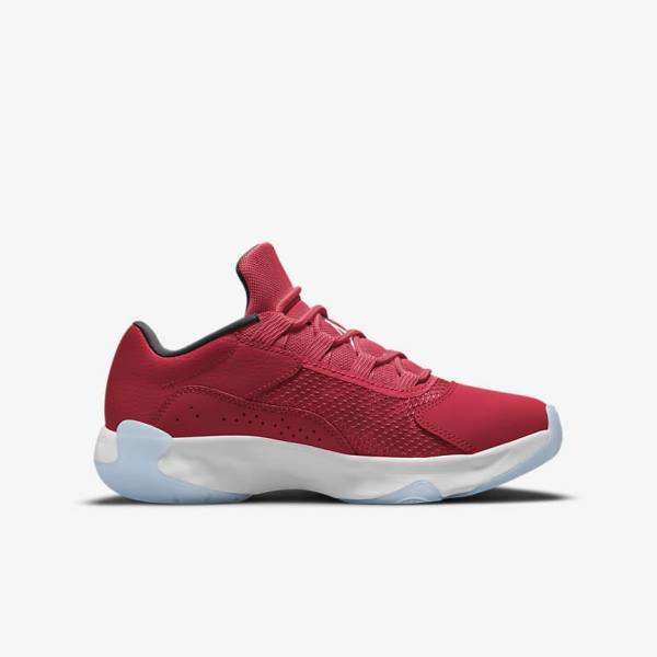 Nike Air Jordan 11 CMFT Low Older Sneakers Kinderen Rood Zwart Wit | NK805BAE