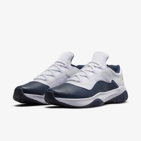 Nike Air Jordan 11 CMFT Low Sneakers Heren Wit Donkerblauw | NK486XSE