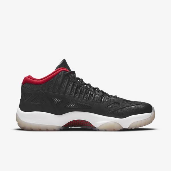 Nike Air Jordan 11 Retro Low IE Sneakers Heren Zwart Gekleurd Rood | NK375KMY