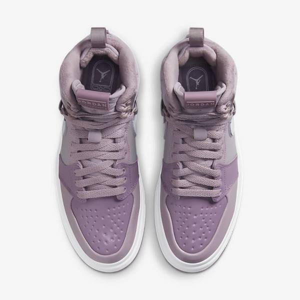 Nike Air Jordan 1 Acclimate Jordan Schoenen Dames Paars Grijs Wit | NK362GKP