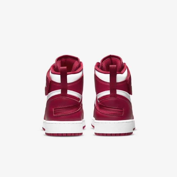 Nike Air Jordan 1 Hi FlyEase Older Sneakers Kinderen Rood Wit | NK469RIJ