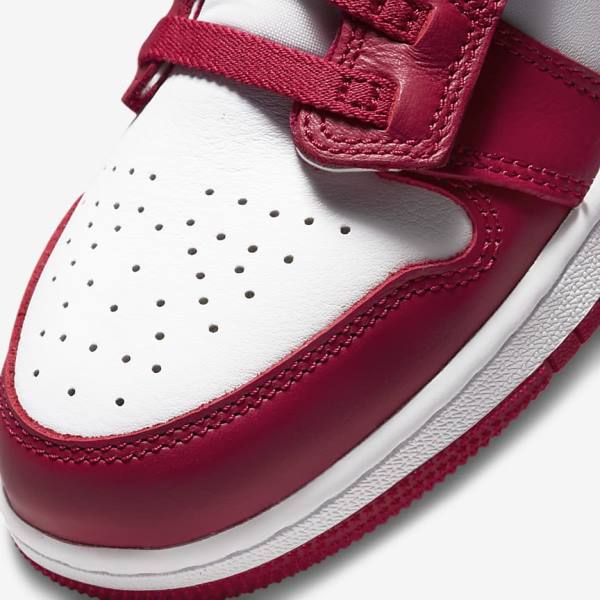 Nike Air Jordan 1 Hi FlyEase Older Sneakers Kinderen Rood Wit | NK469RIJ