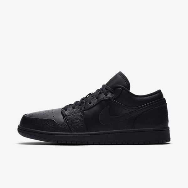 Nike Air Jordan 1 Low Jordan Schoenen Heren Zwart | NK682QJI