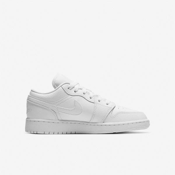 Nike Air Jordan 1 Low Older Sneakers Kinderen Wit | NK318NUB