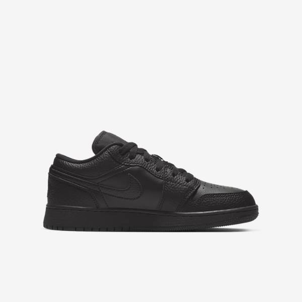 Nike Air Jordan 1 Low Older Sneakers Kinderen Zwart | NK827BTV