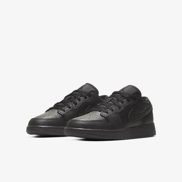 Nike Air Jordan 1 Low Older Sneakers Kinderen Zwart | NK827BTV