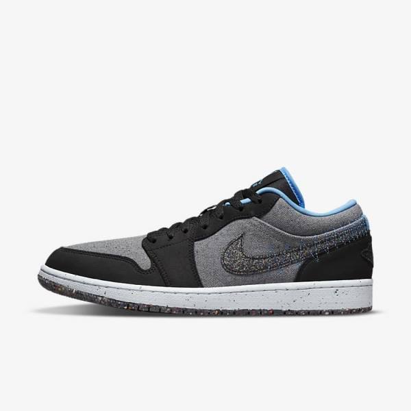 Nike Air Jordan 1 Low SE Sneakers Heren Grijs Zwart Blauw | NK610DRF