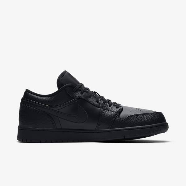 Nike Air Jordan 1 Low Sneakers Heren Zwart | NK032HQN