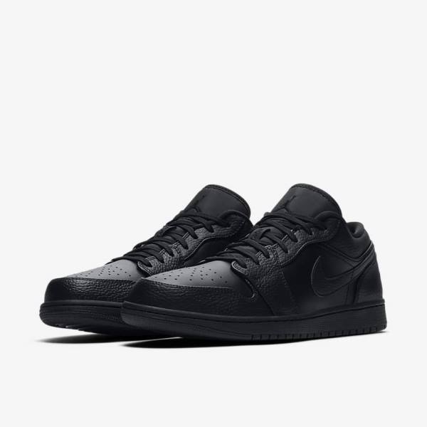 Nike Air Jordan 1 Low Sneakers Heren Zwart | NK032HQN