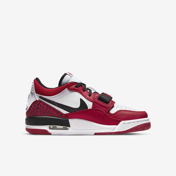 Nike Air Jordan Legacy 312 Low Older Basketbalschoenen Kinderen Wit Rood Zwart | NK065WNV