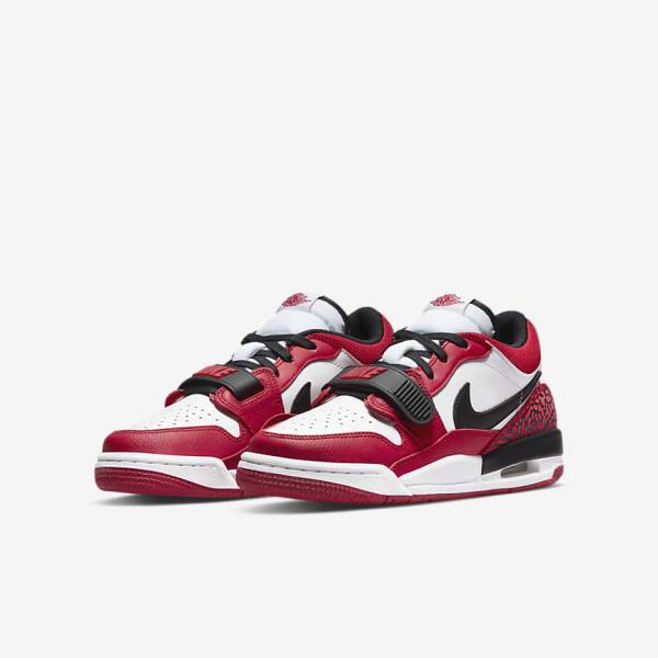 Nike Air Jordan Legacy 312 Low Older Basketbalschoenen Kinderen Wit Rood Zwart | NK065WNV