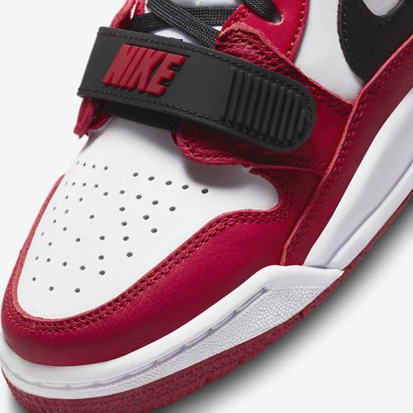 Nike Air Jordan Legacy 312 Low Older Basketbalschoenen Kinderen Wit Rood Zwart | NK065WNV